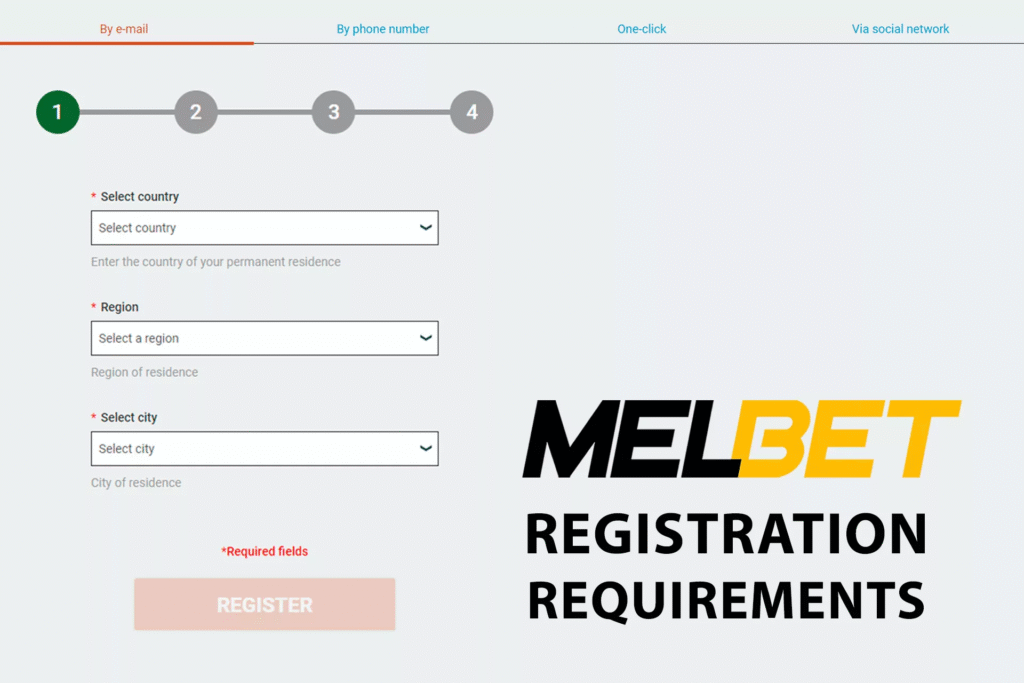 Melbet Registration